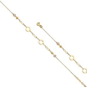 14KY Light CZ Bracelet S4