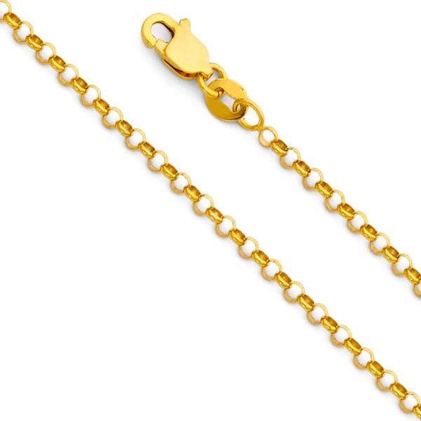 14KY 2. Classic Rolo Cable Chain