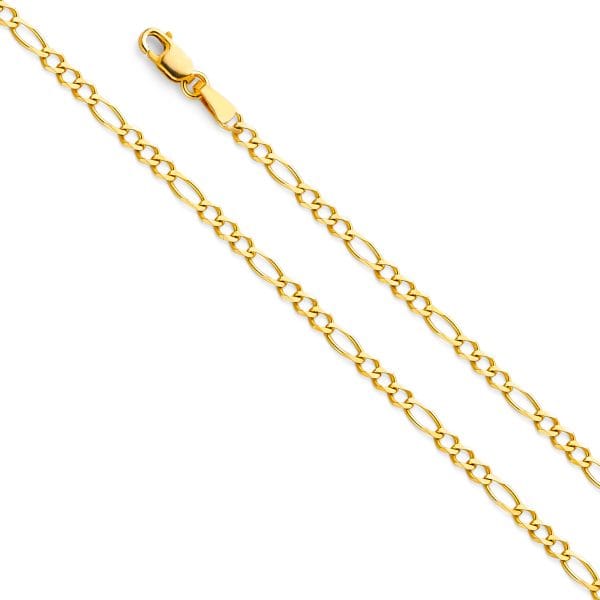 14KY  Figaro 3+1 Concave Chain