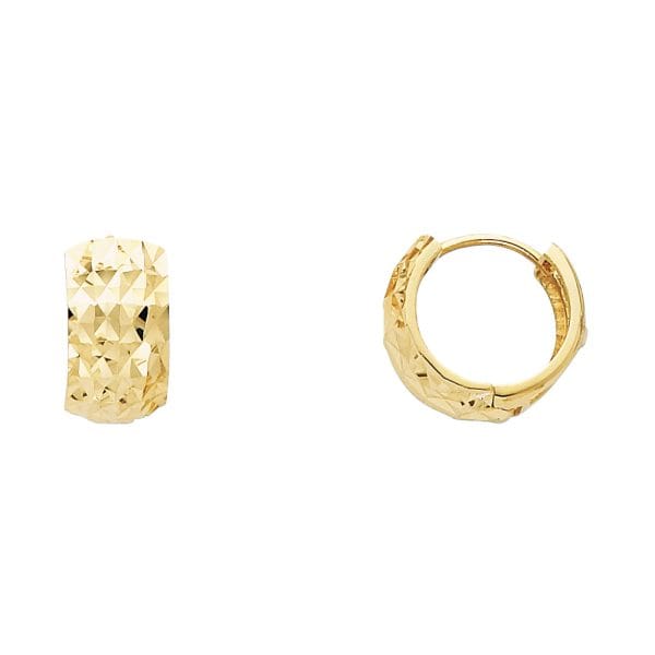 14KY DC Huggies Earrings S5
