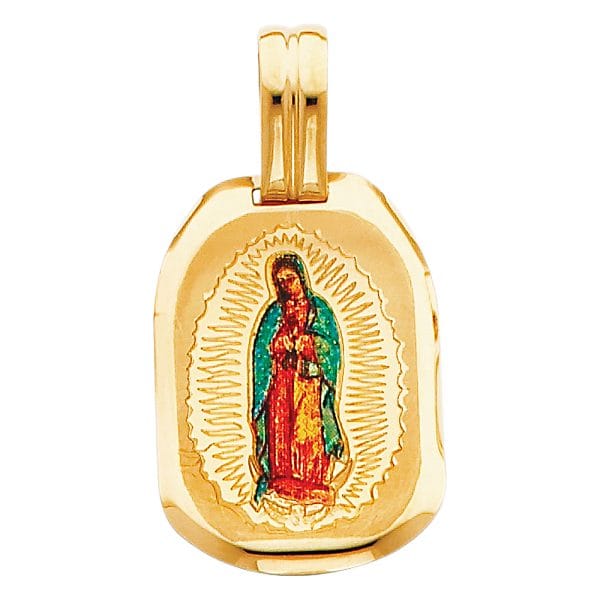14KY Virgin De Guadalupe Picture Pendant S1