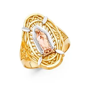 14K 3C Guadalupe Ring  S8