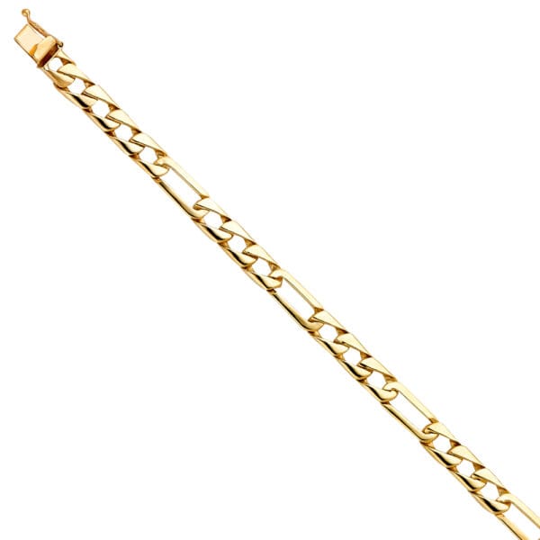 14KY Figaro Link Bracelet S1