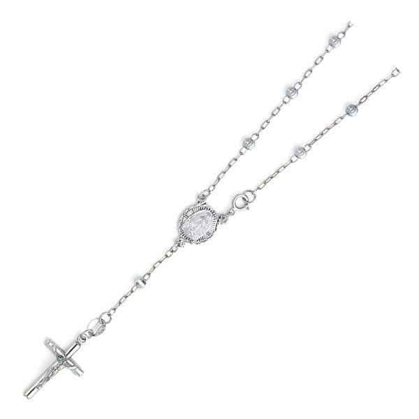 14KW  Moon Ball Rosario Bracelet