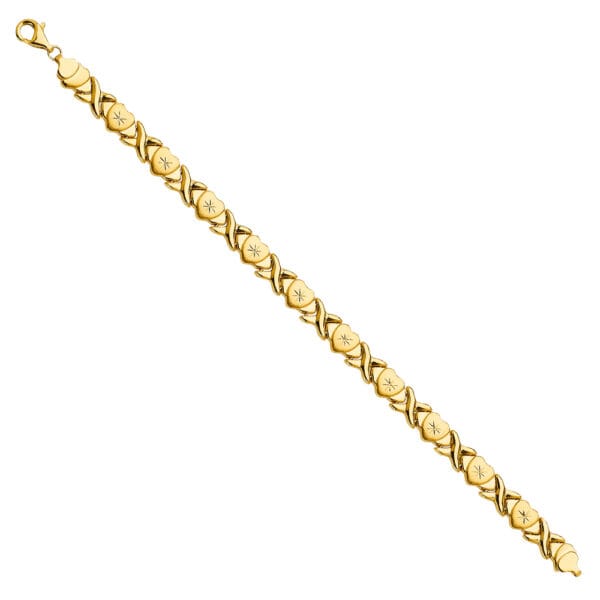 14KY Stampato Bracelet S2