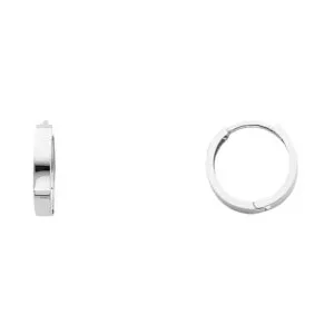 14KW Plain Huggies Earrings S3