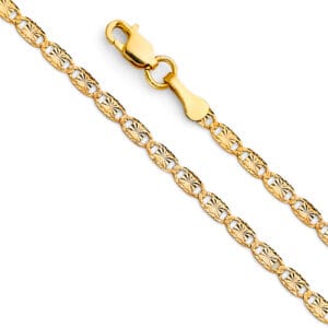 14KY Valentino Star DC Chain