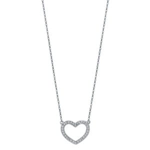 14KW Heart Shape Necklaces