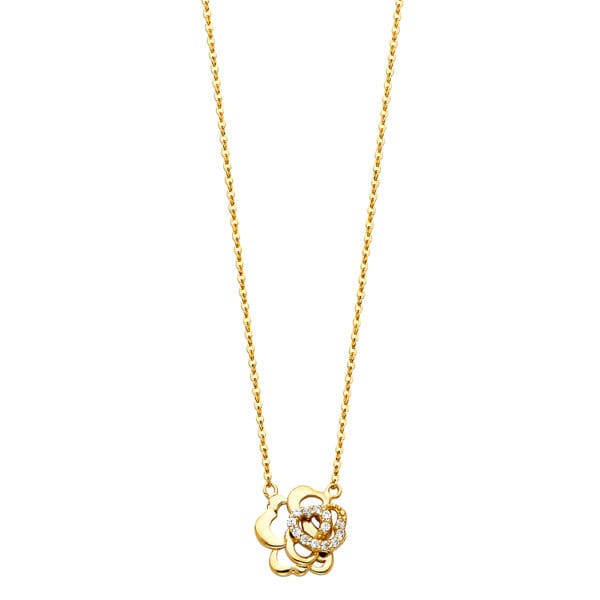 14KY Heart Necklaces