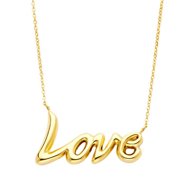 14KY Love Necklaces