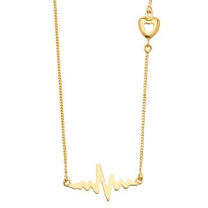 14KY Heartbeat Necklaces