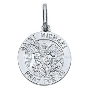 14KW St. Michael Pendant