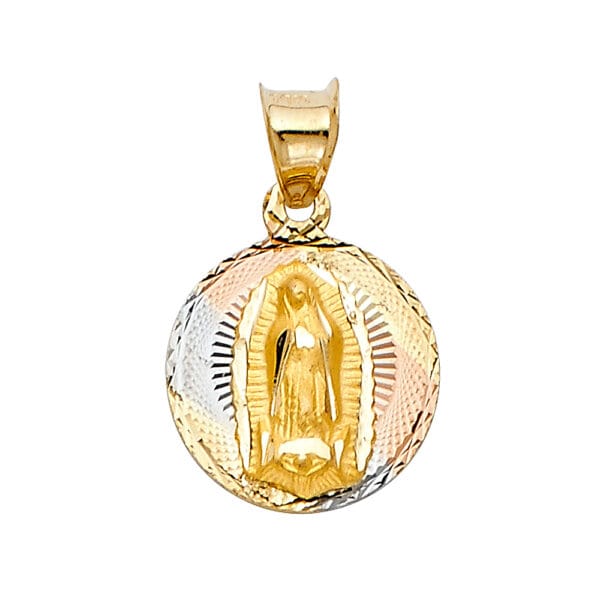 14K 3C Religious Stamp Pendant S5