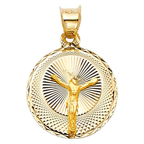 14KY Religious Stamp Pendant S1