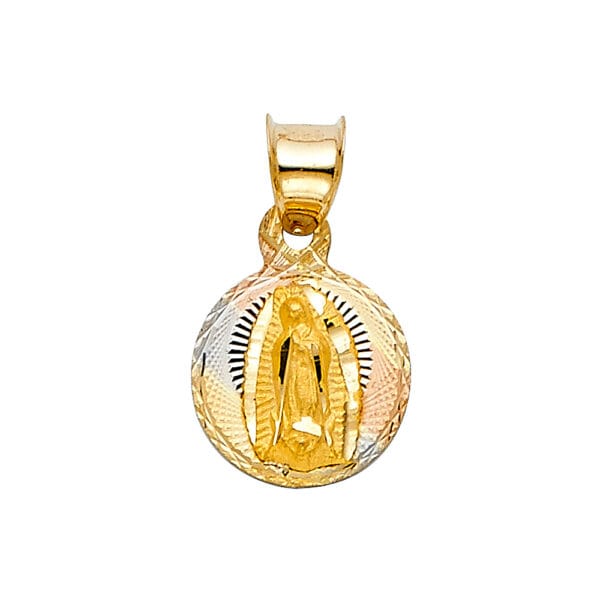 14K 3C Religious Stamp Pendant S11