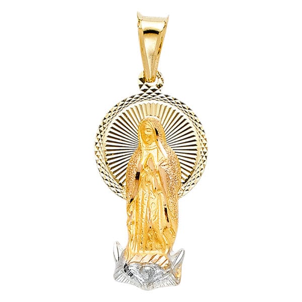 14K 2T Religious Stamp Pendant S5