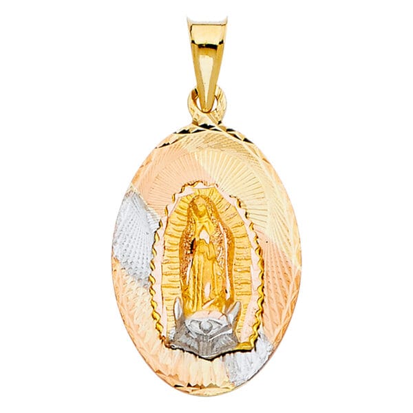 14K 3C Religious Stamp Pendant S20