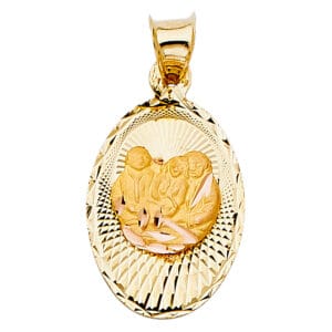 14KY Religious Stamp Pendant S3