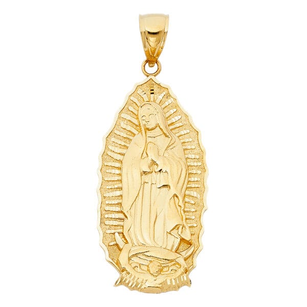 14KY Our Lady of Guadalupe Pendant S9