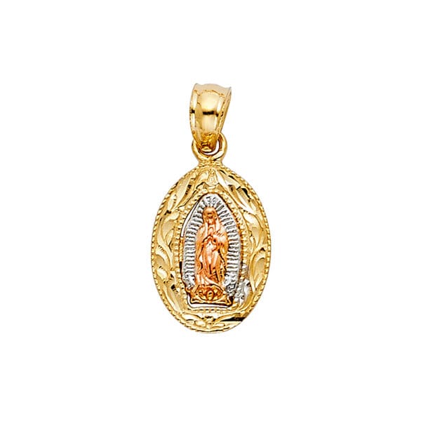 14K 3C Our Lady of Guadalupe Pendant S2