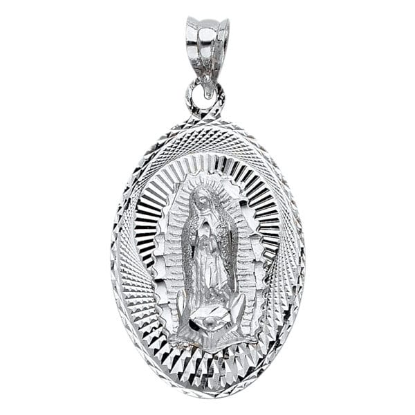 14KW Our Lady of Guadalupe Pendant S4