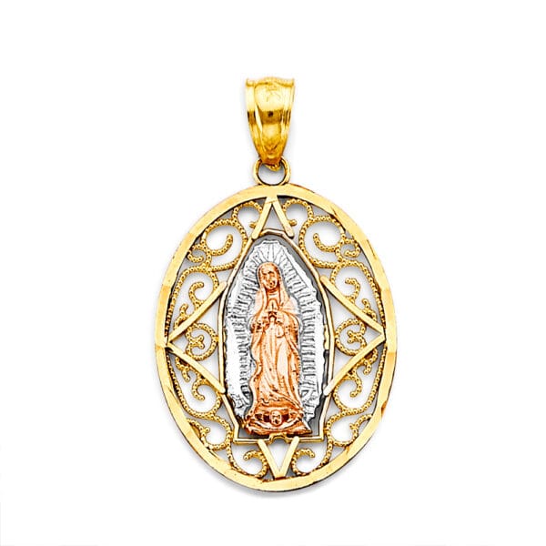 14K 3C Guadalupe Pendant S6