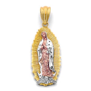 14K 3C Guadalupe Pendant S15
