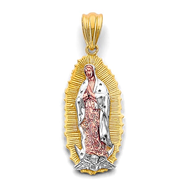 14K 3C Guadalupe Pendant S15