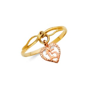 14K 2T 15 Years Ring S2